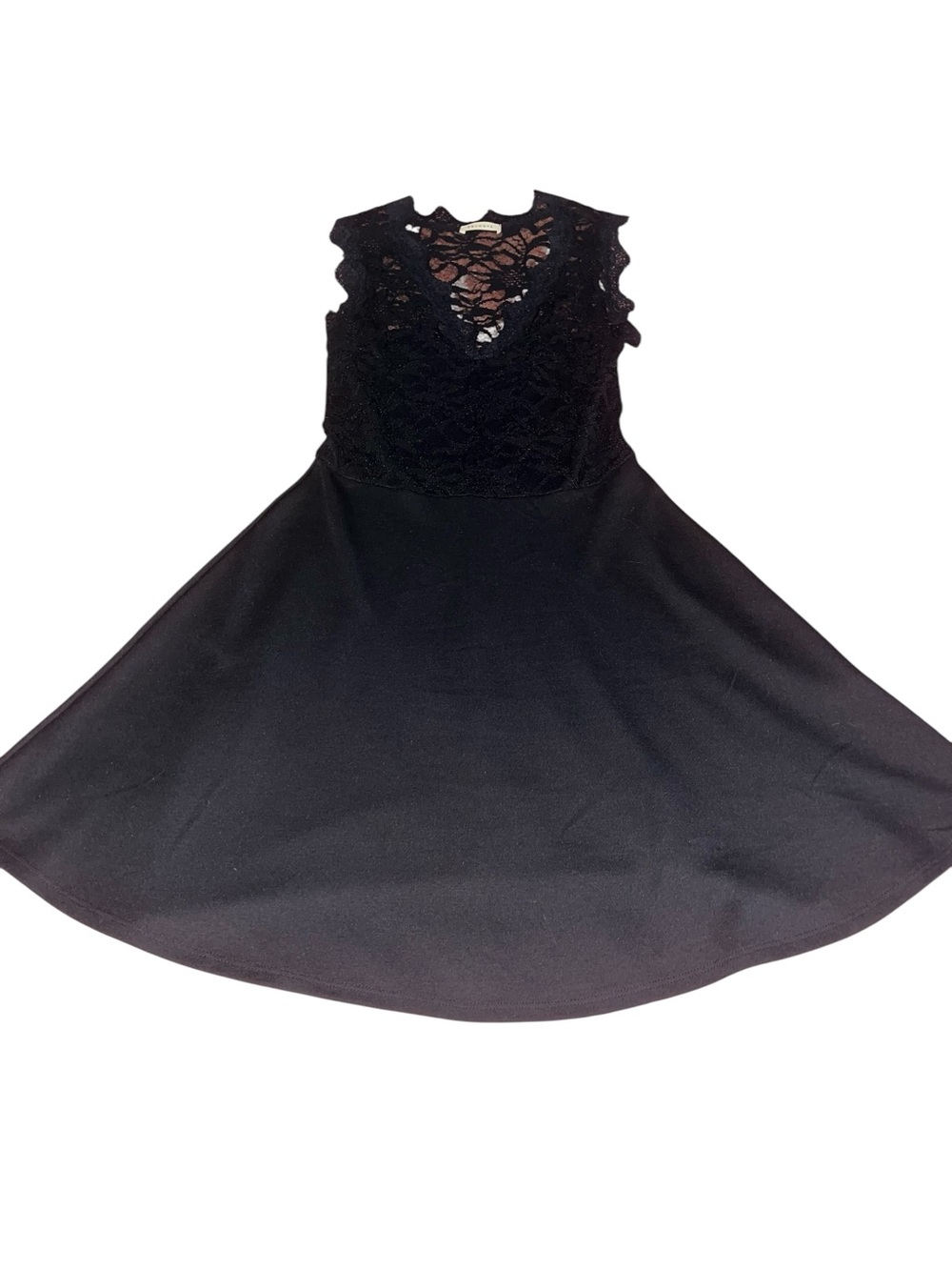 Phanuel Black Lace Fit & Flare Dress. Size L